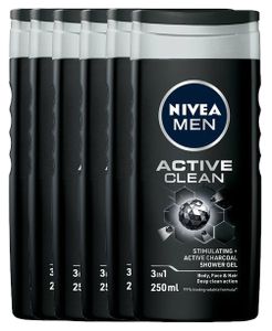 Nivea Men Active Clean Shower Gel Voordeelverpakking