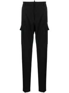 DSQUARED2 pantalon fuselé Utility One Pleat - Noir