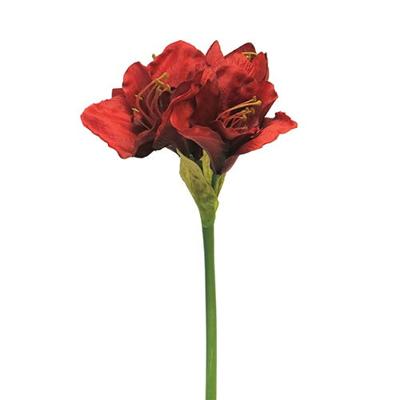 Hippeastrum Aline red 63 cm kunstbloem - Nova nature