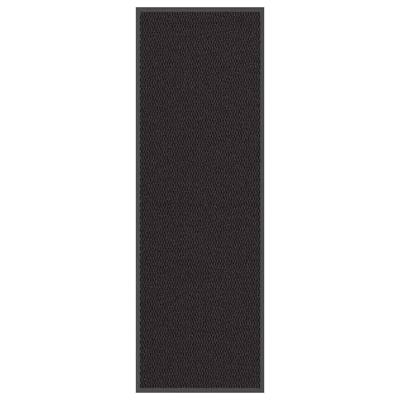 Deurmat 60x180 cm zwart