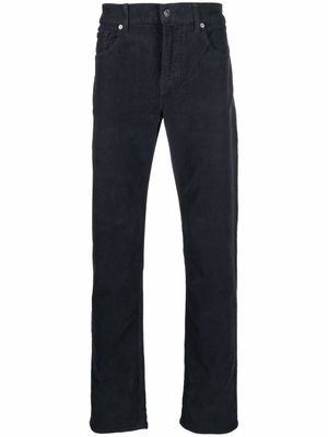 7 For All Mankind jean droit à taille mi-haute - Bleu