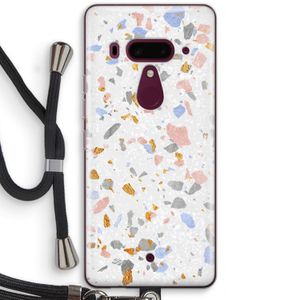 Terrazzo N°8: HTC U12+ Transparant Hoesje met koord