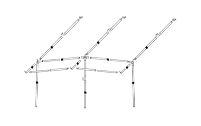 Dorema Frame Voortent President/Smaragd FTP Fiber