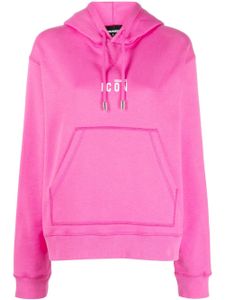 DSQUARED2 hoodie à logo imprimé - Rose