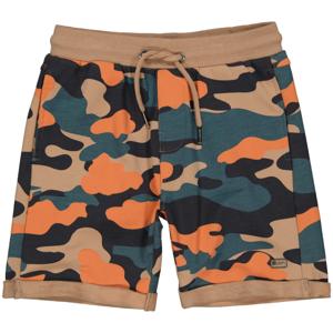 Quapi Jongens sweat short - Thygo - AOP Zand steen camo