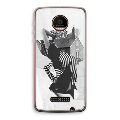 House: Motorola Moto Z Force Transparant Hoesje