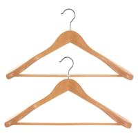Kledinghanger - 4x - hout - draaibaar - 45 x 24 cm