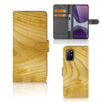 OnePlus 8T | Book Style Case | Licht Hout