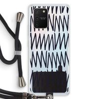 Marrakech Zigzag: Samsung Galaxy S10 Lite Transparant Hoesje met koord