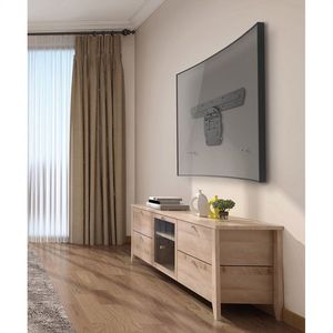 VALUE 17.99.1166 tv-bevestiging 165,1 cm (65") Zwart