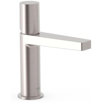 Wastafelkraan Tres Project | Opbouw | Mengkraan | Standaard model | 1-knop | Rond | RVS look