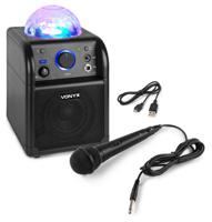 Vonyx SBS50 Bluetooth party speaker met LED zwart