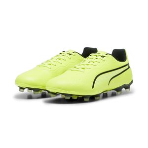 PUMA King Match Gras / Kunstgras Voetbalschoenen (MG) Geel Zwart