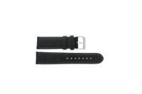 Horlogeband Universeel 61324.10.22 Leder Zwart 22mm