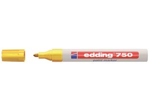 Viltstift edding 750 lakmarker rond geel 2-4mm