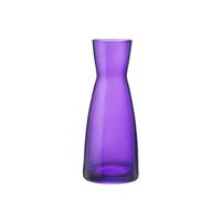 Bormioli Rocco Drank/water karaf of kleine vaas - glas - paars - D8 cm x H20 cm - 500 ML   -