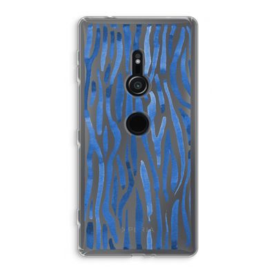 Blauwe nerven: Sony Xperia XZ2 Transparant Hoesje