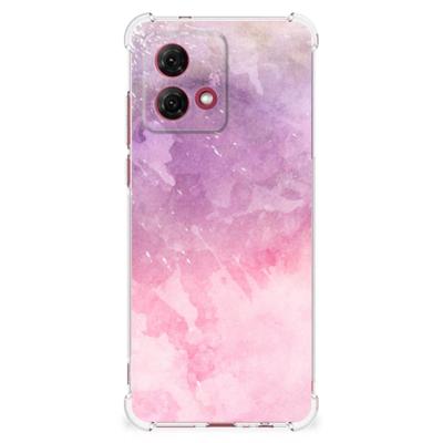 Back Cover Motorola Moto G84 Pink Purple Paint Back Cover Motorola Moto G84 Pink Purple Paint