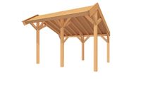 YARD Outdoor SUBLIME Kapschuur - 400x300 cm Douglashout- Kapschuurdak- - YARD Outdoor