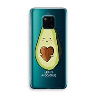 Avocuddle: Huawei Mate 20 Pro Transparant Hoesje Avocuddle: Huawei Mate 20 Pro Transparant Hoesje