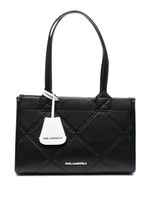 Karl Lagerfeld sac cabas K/Skuare médium à logo embossé - Noir - thumbnail