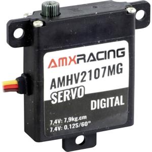 Amewi Standaard servo AMXRacing AMHV2107MG Midi Analoge servo Materiaal (aandrijving): Metaal