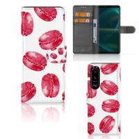 Sony Xperia 5III | Book Cover | Pink Macarons