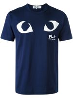 Comme Des Garçons Play t-shirt imprimé - Bleu - thumbnail