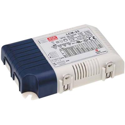 MW Mean Well LCM-25DA LED-driver Constante stroomsterkte 25 W 0.35 - 1.05 A 6 - 54 V/DC Dimbaar, PFC-schakeling, Overbelastingsbescherming 1 stuk(s)