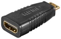 Goobay 68841 tussenstuk voor kabels HDMI Type-A HDMI Type-C Zwart - thumbnail