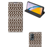 OnePlus Nord 2 5G Hoesje met Magneet Aztec Brown