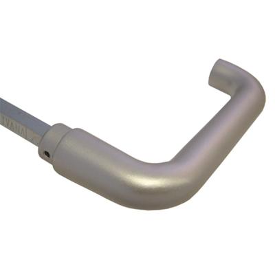 Ivana aluminium deurkrukken - Economy 408 zwaar - F1 - deurdikte 38-43 mm - 43775