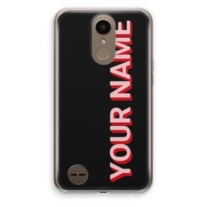 Namecase: LG K10 (2017) Transparant Hoesje