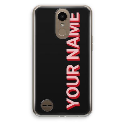Namecase: LG K10 (2017) Transparant Hoesje