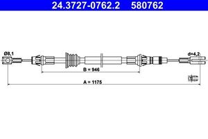 Handremkabel 24372707622