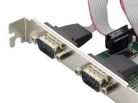 Conceptronic SRC01G 2 poorten Seriële interfacekaart PCI-Express, Serieel (9-pol.) PCIe - thumbnail