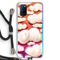 Katoen Wolken: Oppo A52 Transparant Hoesje met koord