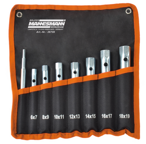 Brüder Mannesmann Pijpsleutelset 8dlg in etui (Hobby) - 26708
