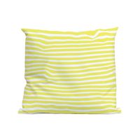 Kussen Yellow Summer Stripes 45x45cm. 100% Cotton Hoes - thumbnail