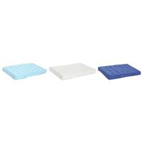 Vloerkussen DKD Home Decor Blauw Marineblauw Greige 110 x 78 x 12 cm (3 Stuks)