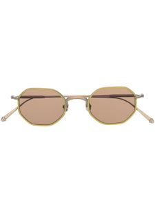 Matsuda lunettes de soleil à monture carrée - Jaune