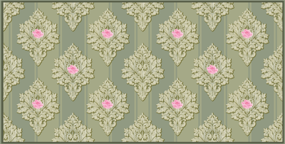 Vintage Bloemenpatroon Vinyl tapijt Bloemen en planten