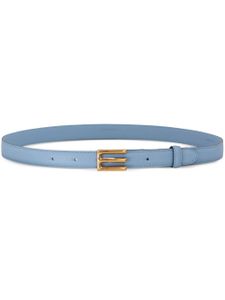 ETRO ceinture en cuir à boucle logo - Bleu