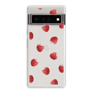 Framboosjes: Google Pixel 6 Pro Transparant Hoesje