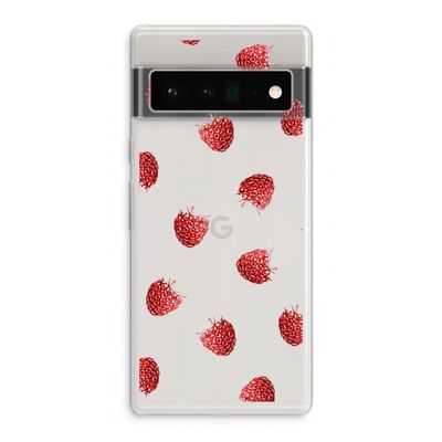 Framboosjes: Google Pixel 6 Pro Transparant Hoesje