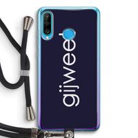 Gijweet: Huawei P30 Lite Transparant Hoesje met koord