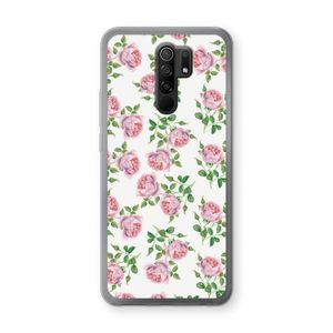 Kleine roosjes: Xiaomi Redmi 9 Transparant Hoesje