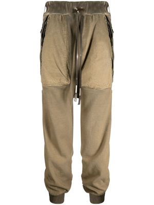 Boris Bidjan Saberi pantalon de jogging à coupe sarouel - Vert