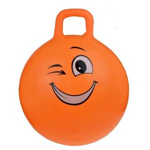 Skippy Buddy Skippybal Emoticon - oranje - 55 cm - emoticon - buitenspeelgoed