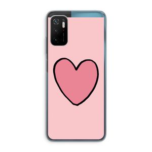 Hartje: Xiaomi Poco M3 Pro 5G Transparant Hoesje
